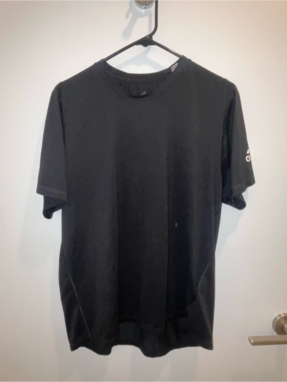 adidas Men's Black Short Sleeve Crew T-Shirt